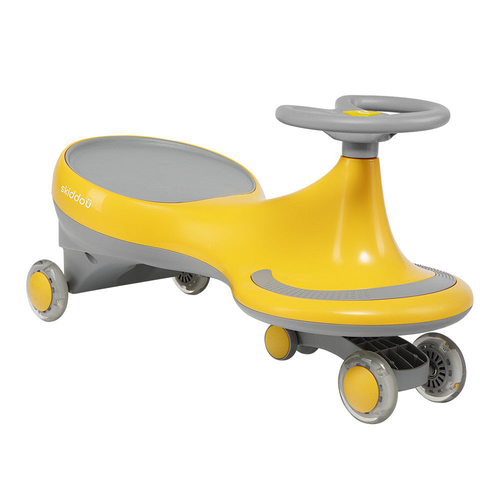 Jucarie ride-on gravitationala Skiddou Bjorg, Galben