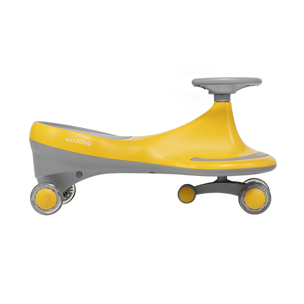 Jucarie ride-on gravitationala Skiddou Bjorg, Galben