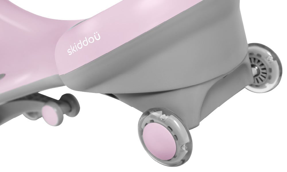 Jucarie ride-on gravitationala Skiddou Bjorg, Keep Pink, Roz
