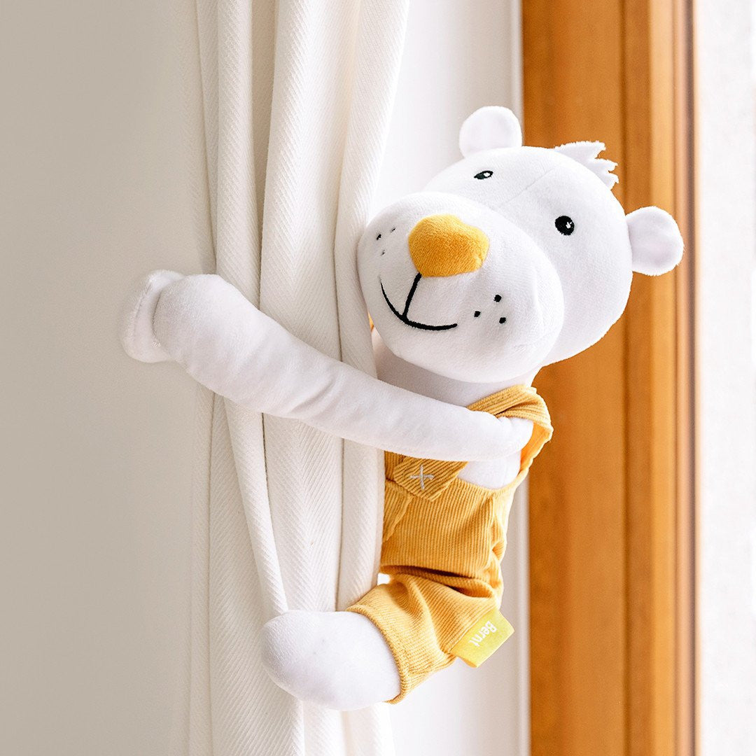 Jucarie copii Bert, Skiddou, ursulet de plus, 30 cm