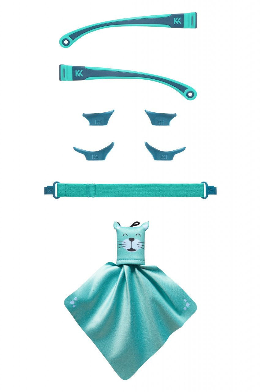 Kit de accesorii pentru ochelari Click&Change, bleu