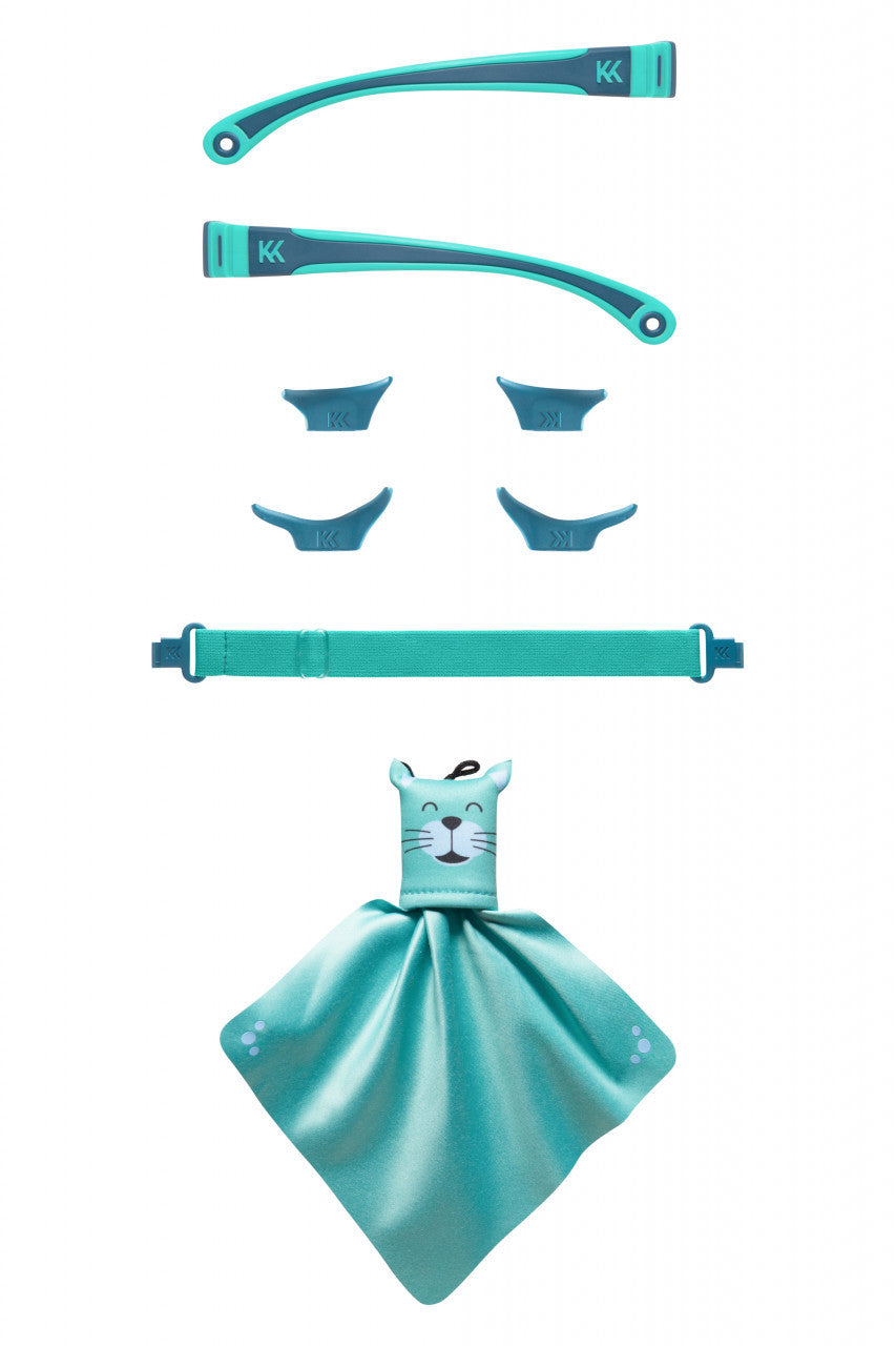 Kit de accesorii pentru ochelari Click&Change, bleu