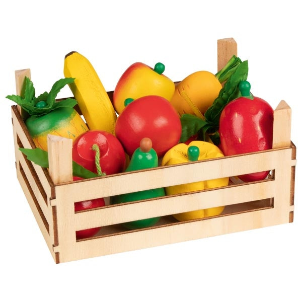 Ladita cu fructe si legume - Set din lemn