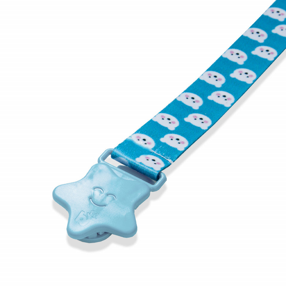 Lantisor pentru suzeta din material textil Bear