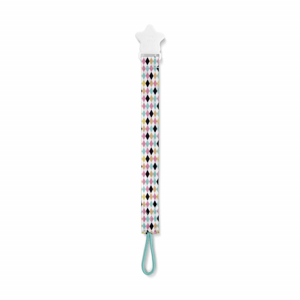 Lantisor pentru suzeta din material textil Bear