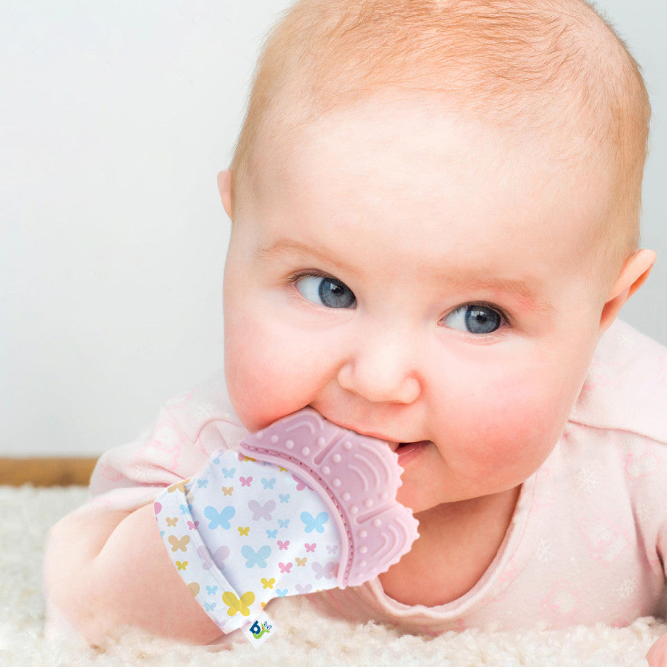Manusa bebelusi pentru dentitie Butterfly BabyJem