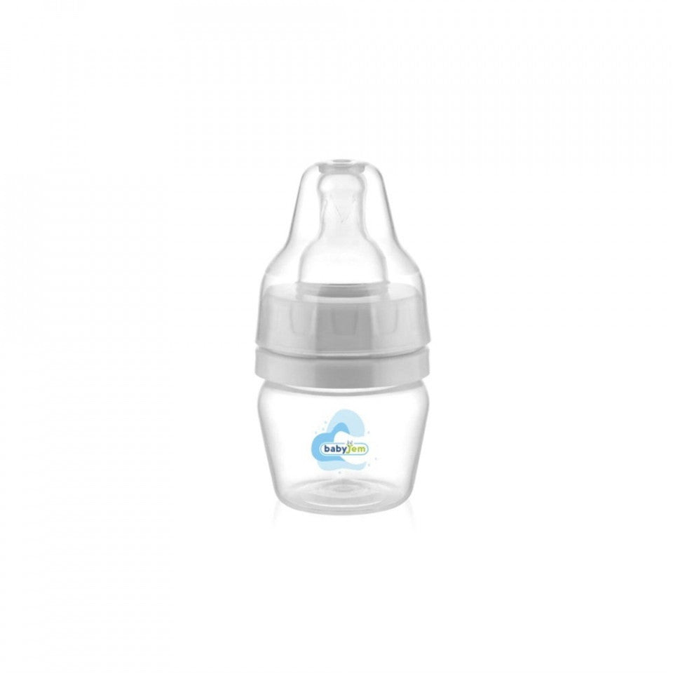 Mini biberon 2 in 1 Cana si biberon din sticla BabyJem 30 ml
