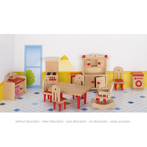 Set accesorii casuta papusi mobilier bucatarie