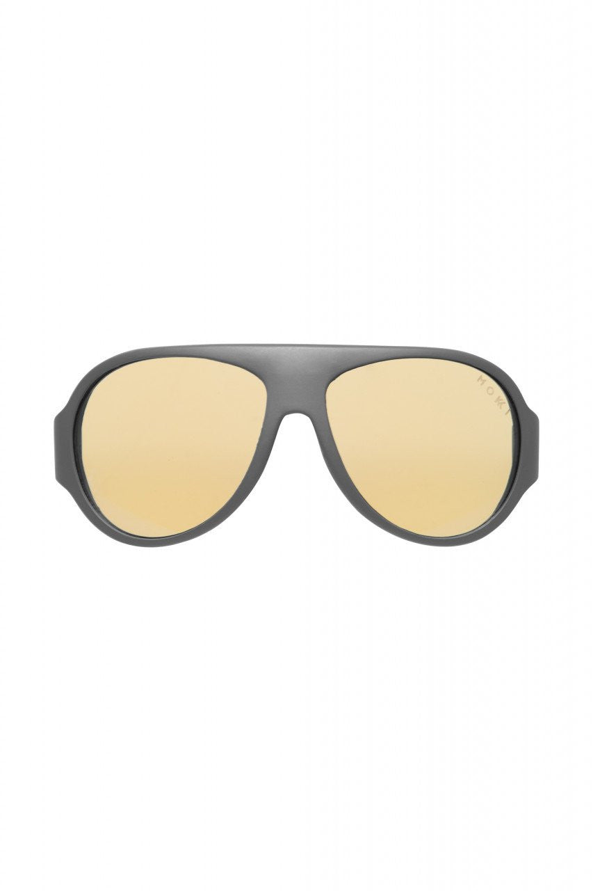 Ochelari de soare pentru copii MOKKI Click & Change ScreenSafe, protectie ecran, 2-5 ani, gri