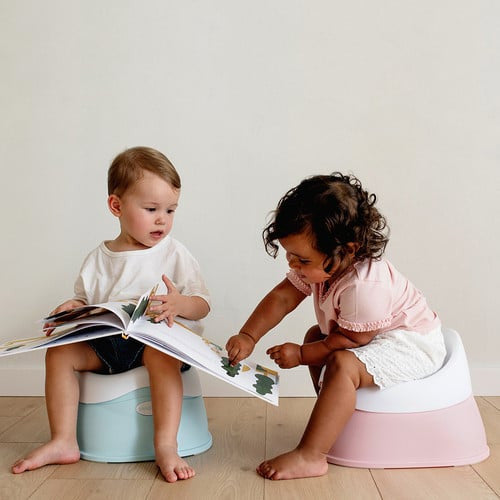 Olita pentru copii, Potti, Skiddou, cu spatar, Evening shadow, Gri