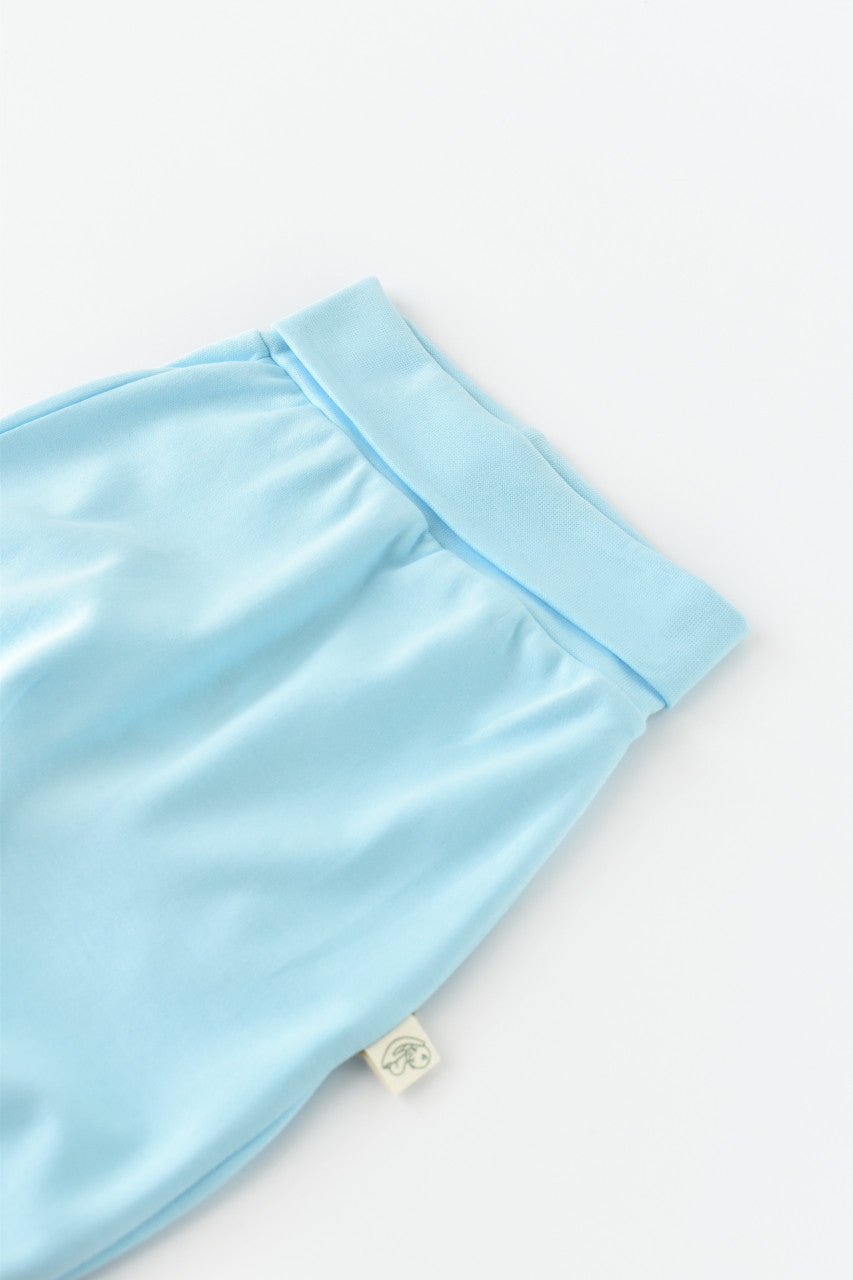 Pantaloni Bebe Unisex din bumbac organic Bleu