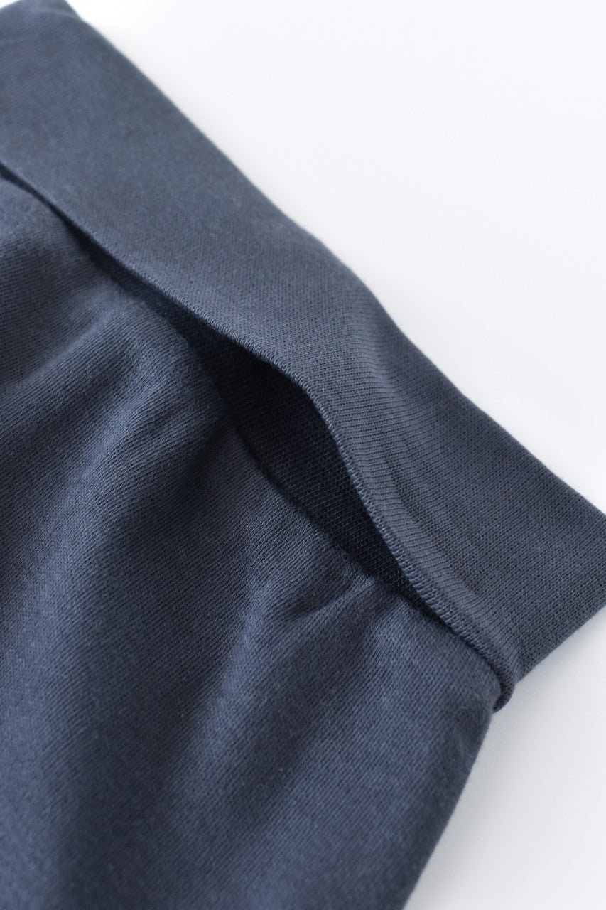 Pantaloni Bebe Unisex din bumbac organic Bleumarin