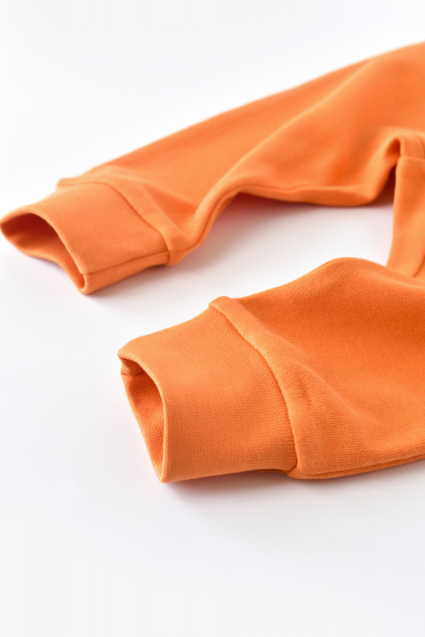 Pantaloni Bebe Unisex din bumbac organic Portocaliu