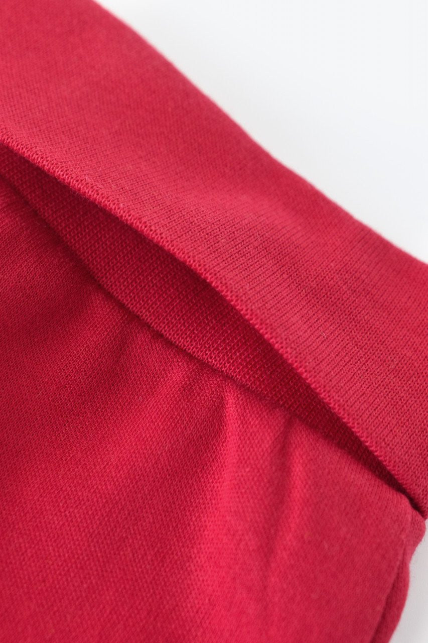Pantaloni Bebe Unisex din bumbac organic Rosu