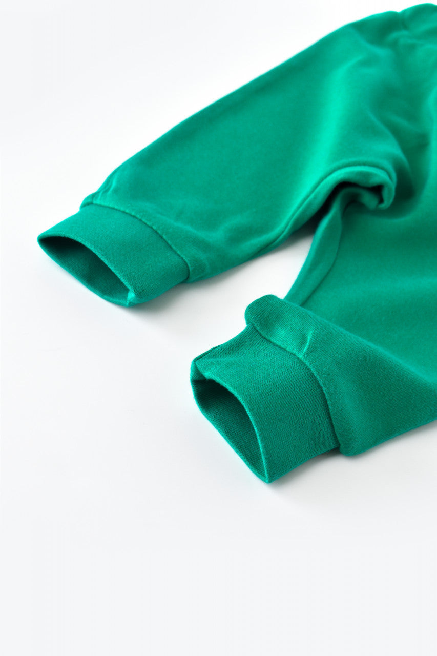 Pantaloni Bebe Unisex din bumbac organic Verde