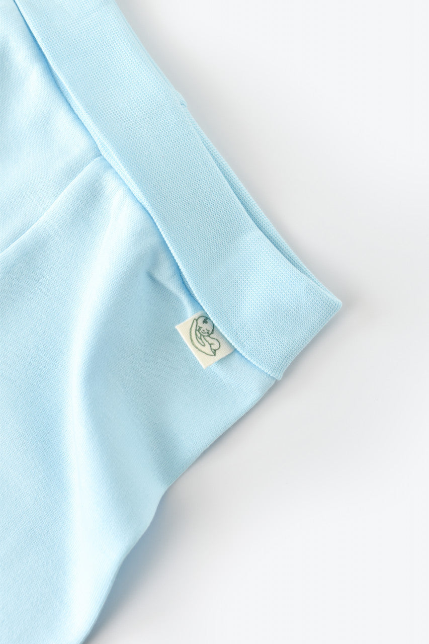Pantaloni cu Botosei - Bumbac organic Bleu