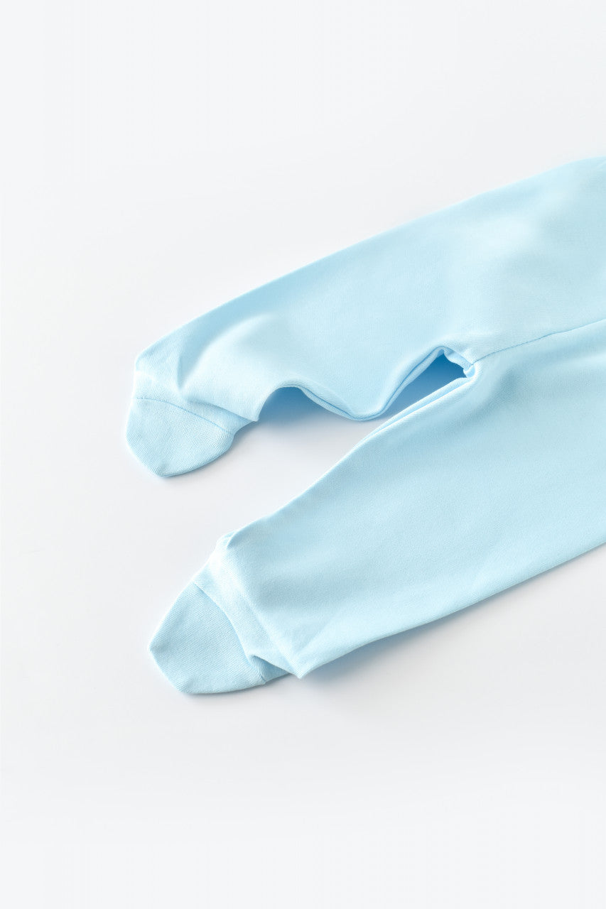 Pantaloni cu Botosei - Bumbac organic Bleu