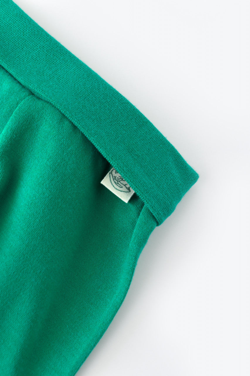 Pantaloni cu Botosei - Bumbac organic Verde
