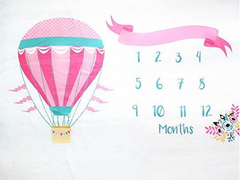 Paturica Milestone subtire pentru fotografii memorabile Balon
