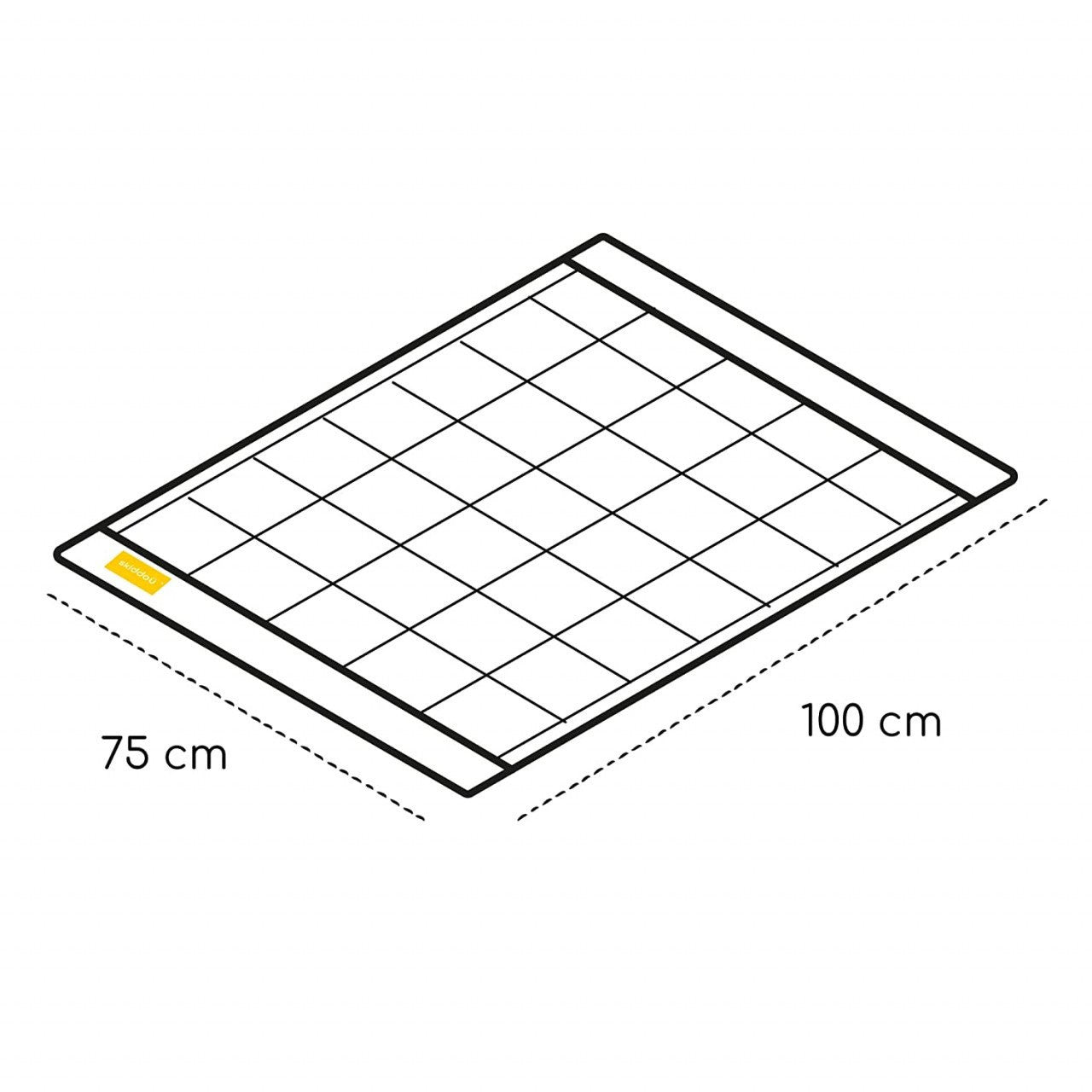 Paturica si prosop 2 in 1 nou nascut Skiddou Teppi, 100% bumbac, Roz, 75x100cm