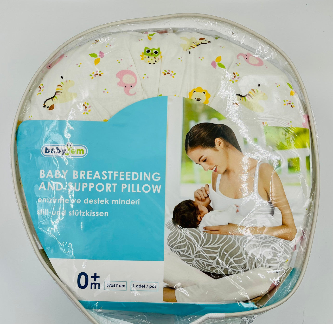 Perna pentru alaptat 2 in 1 Nursing Pillow Animals, BabyJem