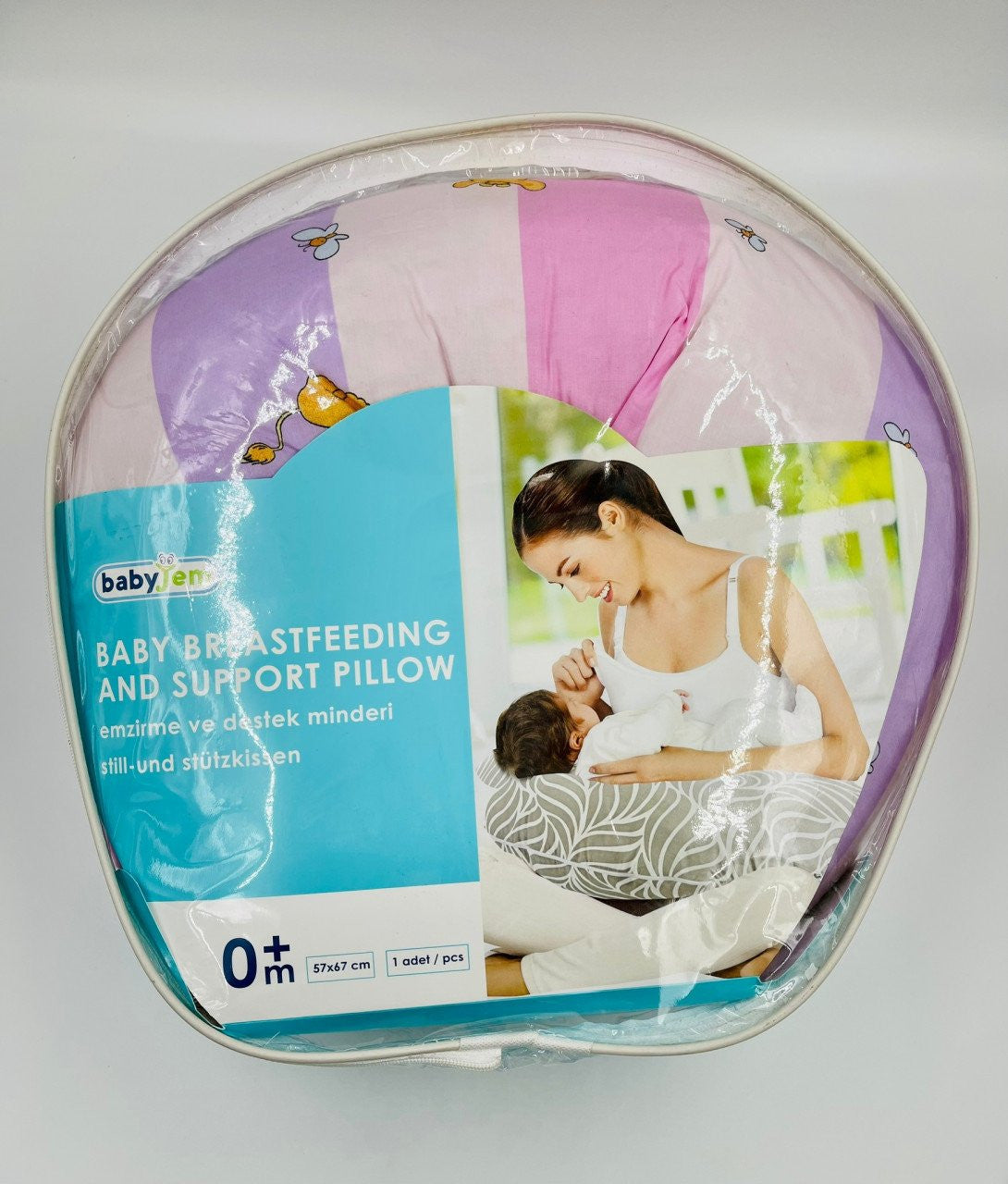 Perna pentru alaptat 2 in 1 Nursing Pillow Zoo, BabyJem