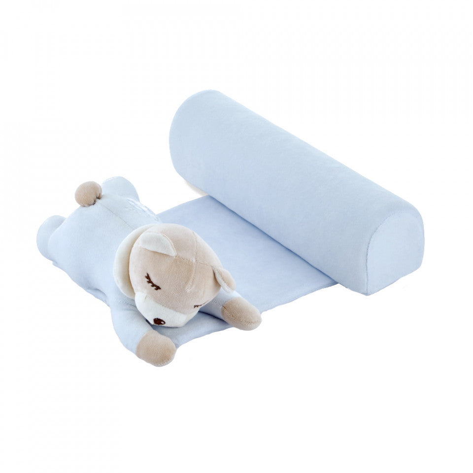 Pernuta pozitionator BabyJem anti-rasucire pentru bebelusi Teddy
