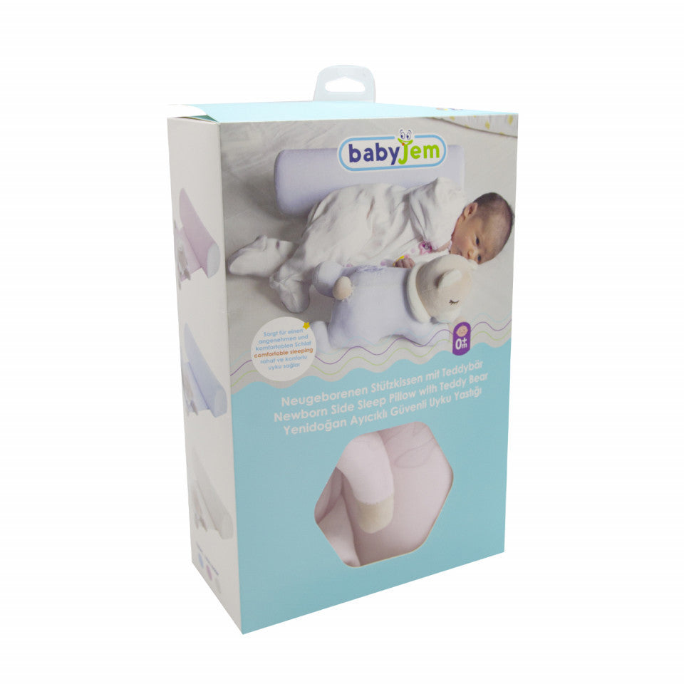 Pernuta pozitionator BabyJem anti-rasucire pentru bebelusi Teddy
