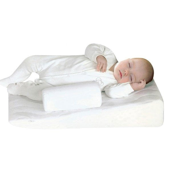 Pozitionator cu plan inclinat si penute Baby Eco Reflux White