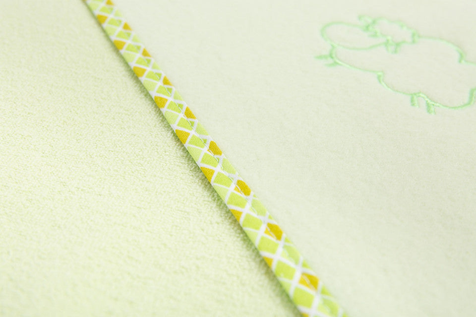 Prosop cu gluga Sensillo SHEEP 80x80 cm Green