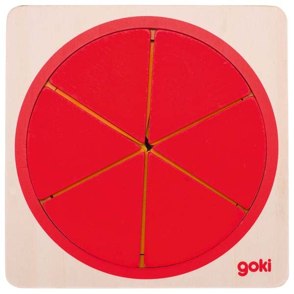 Puzzle circular - Invatam fractiile