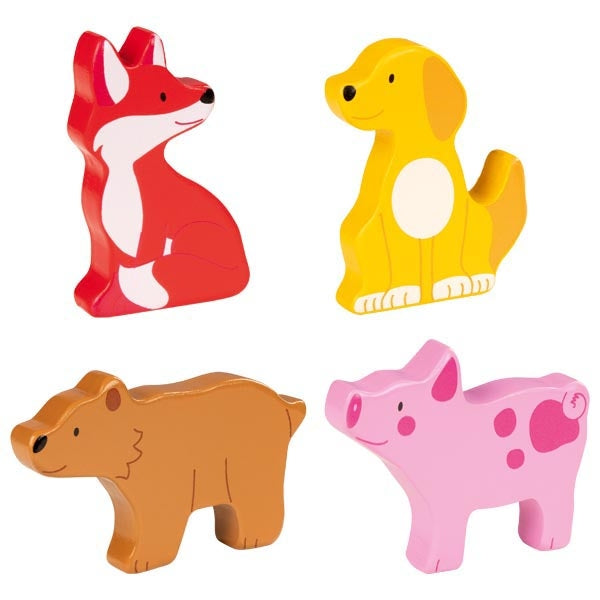 Puzzle cu texturi animale - Set tactil si indemanare pentru bebelusi