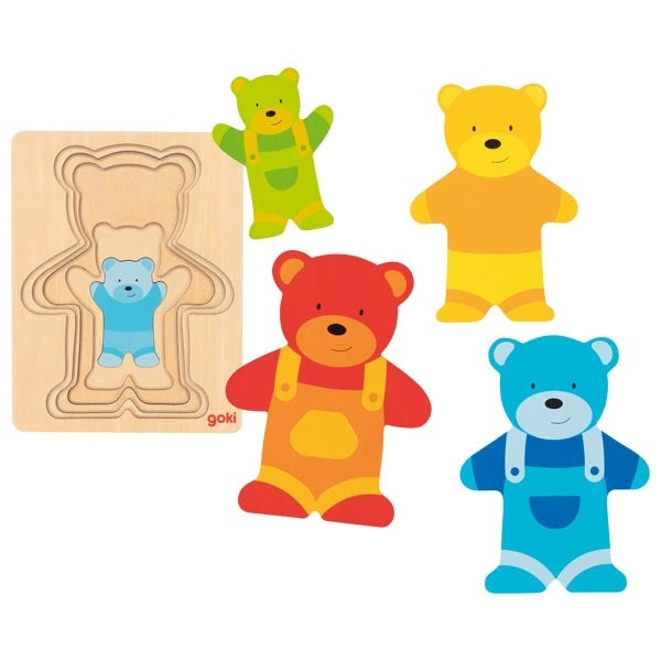 Puzzle incastru - Ursuleti