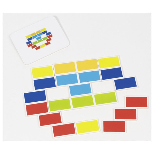 Puzzle triunghiular cu segmente