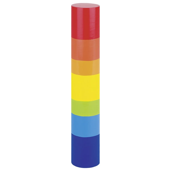 Rainstick din lemn baton de ploaie Curcubeu din lemn