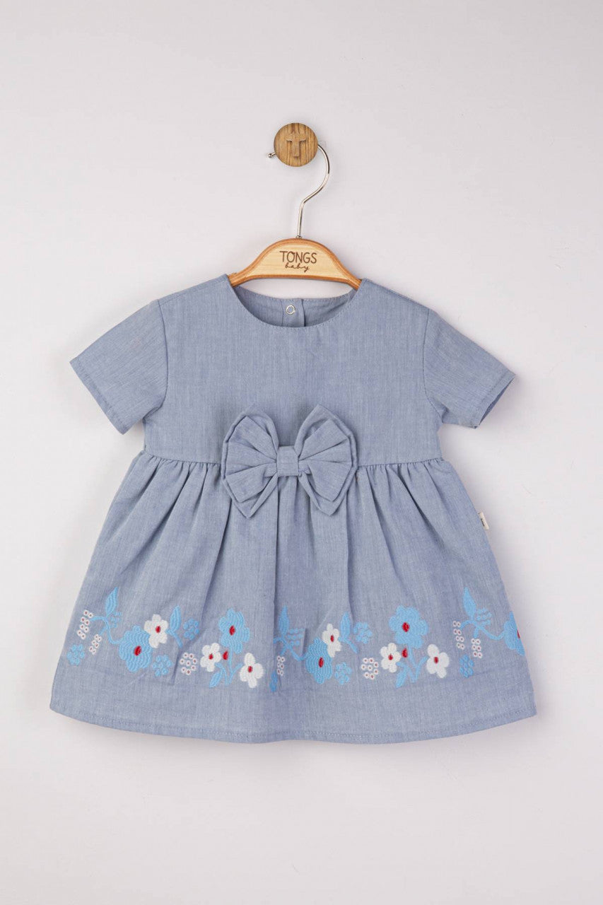 Rochita eleganta cu broderie pentru fetite, Tongs baby