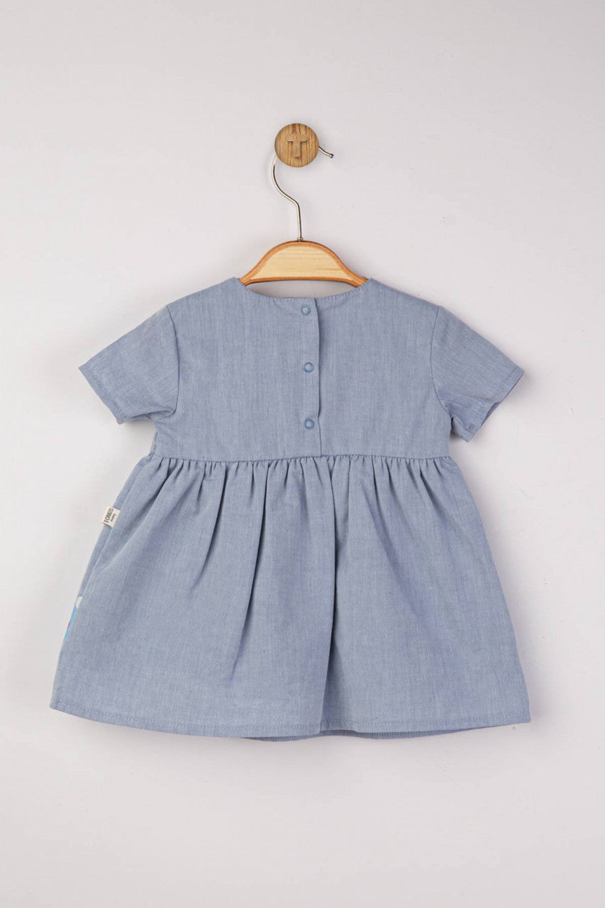 Rochita eleganta cu broderie pentru fetite, Tongs baby