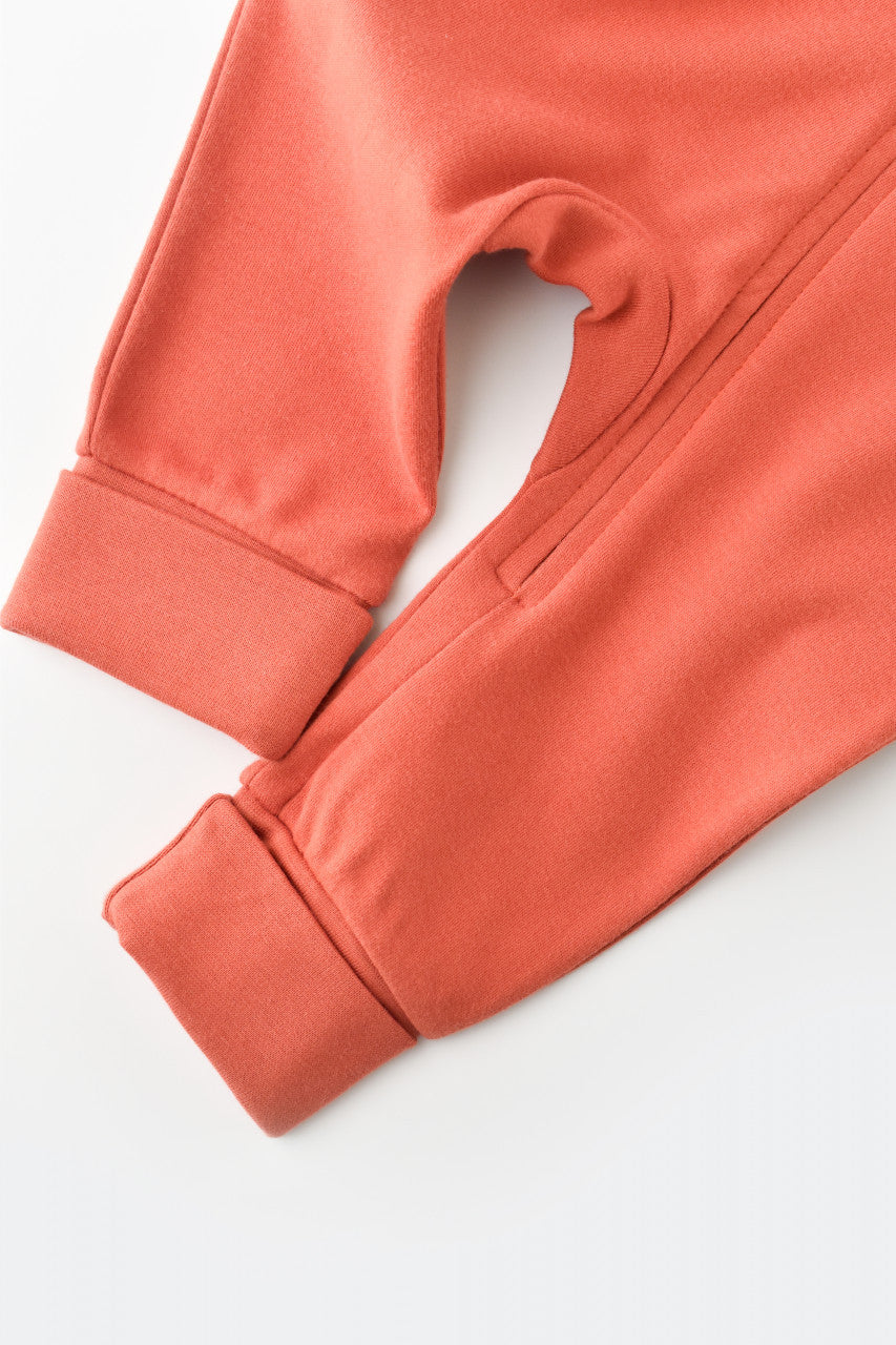 Salopeta cu fermoar cu maneca lunga si panataloni lungi - 100%bumbac organic - Scortisoara, Baby Cosy