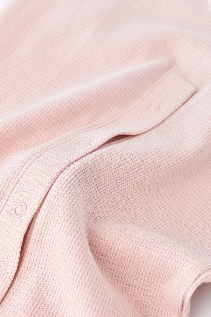 Salopeta cu panataloni scurti - 100% bumbac organic - Roz, Baby Cosy
