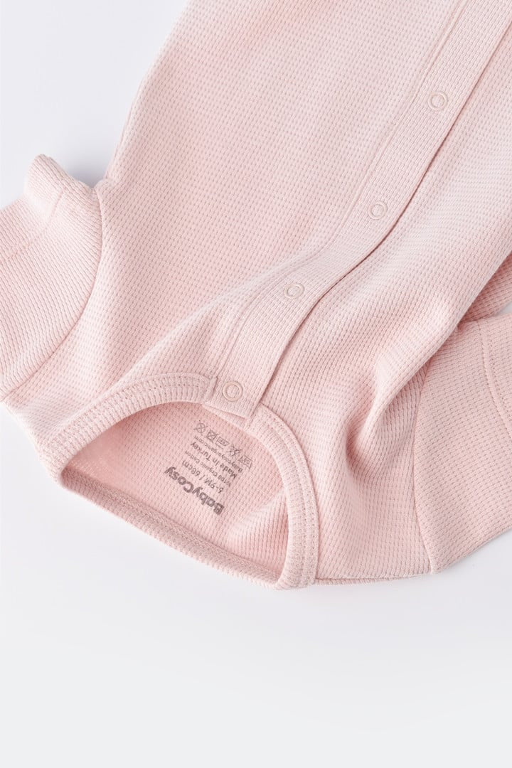 Salopeta cu panataloni scurti - 100% bumbac organic - Roz, Baby Cosy