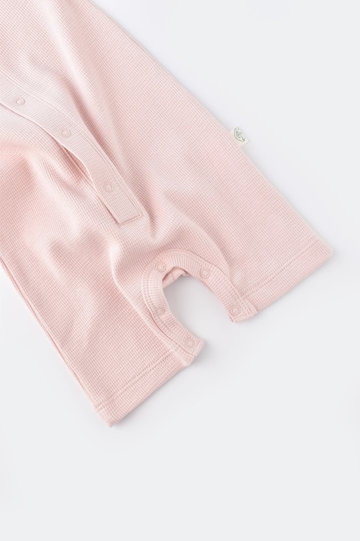 Salopeta cu panataloni scurti - 100% bumbac organic - Roz, Baby Cosy