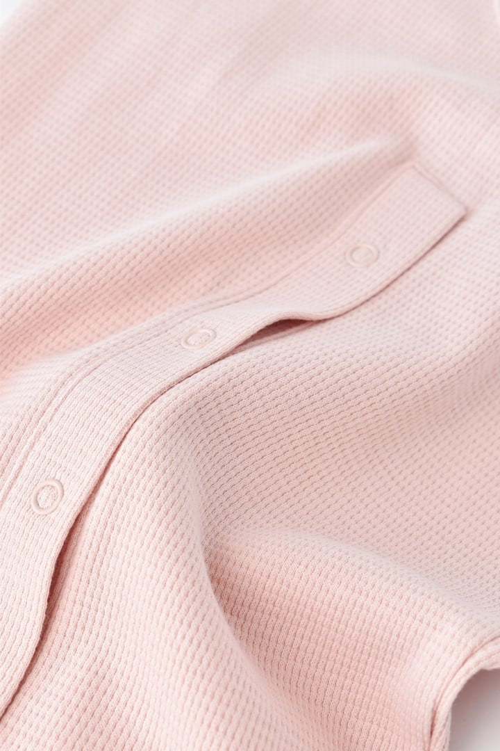 Salopeta cu panataloni scurti - 100% bumbac organic - Roz, Baby Cosy