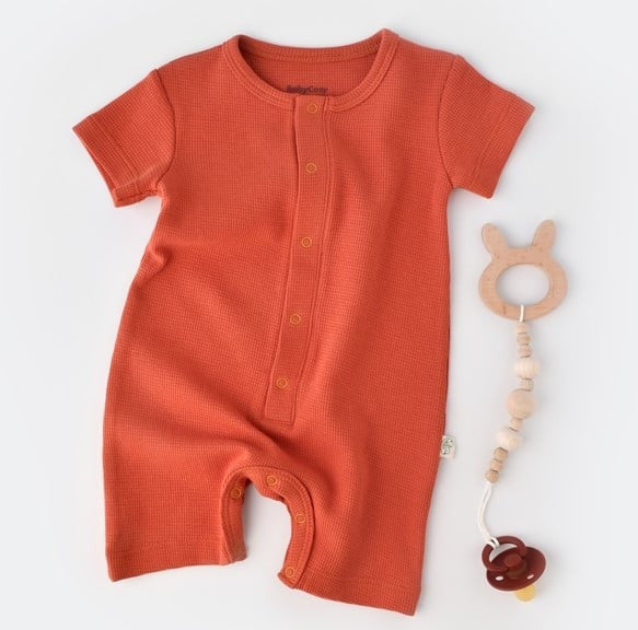 Salopeta cu panataloni scurti - 100% bumbac organic - Scortisoara, Baby Cosy