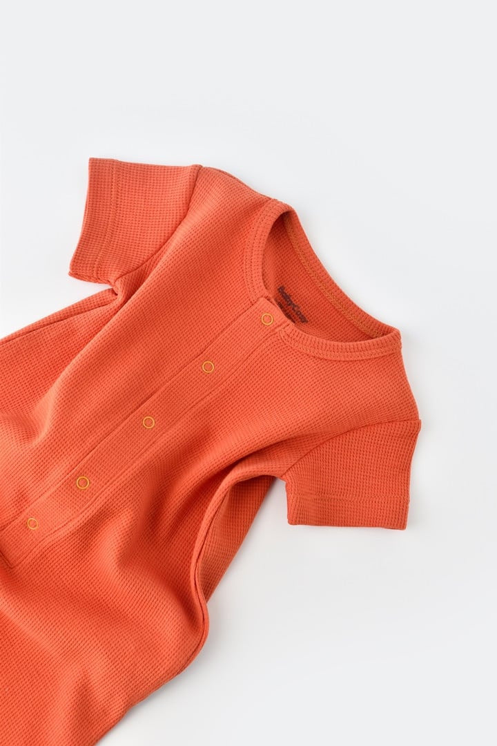 Salopeta cu panataloni scurti - 100% bumbac organic - Scortisoara, Baby Cosy