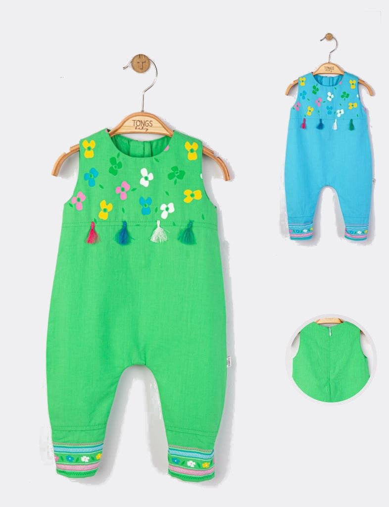 Salopeta de vara pentru bebelusi Ciucurasi, Tongs baby