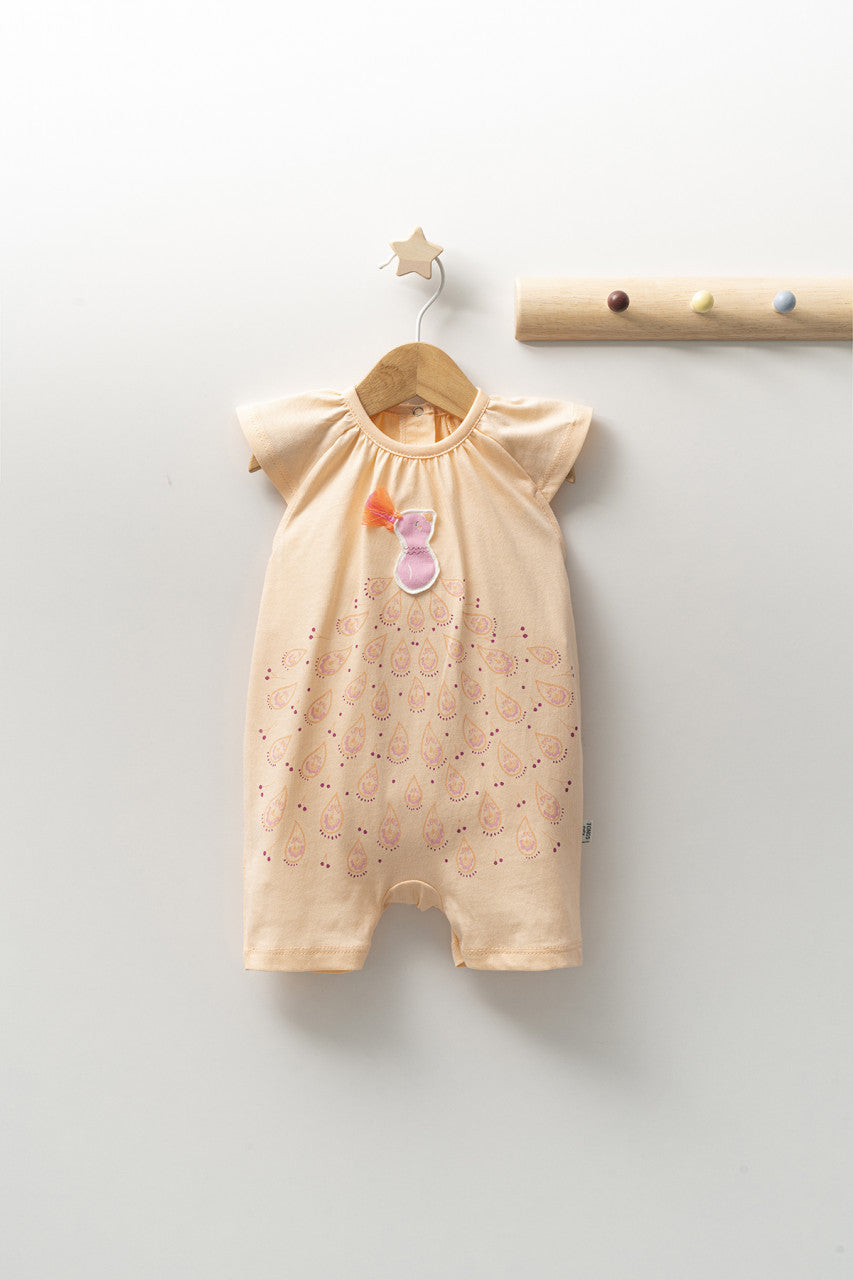 Salopeta de vara pentru bebelusi Peacock, Tongs baby