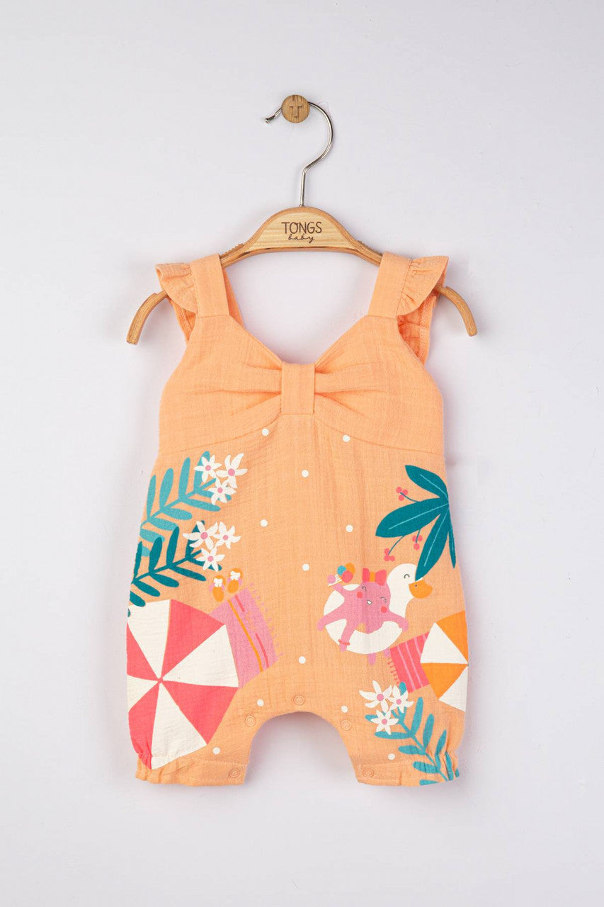 Salopeta din muselina de vara pentru bebelusi, Tongs baby