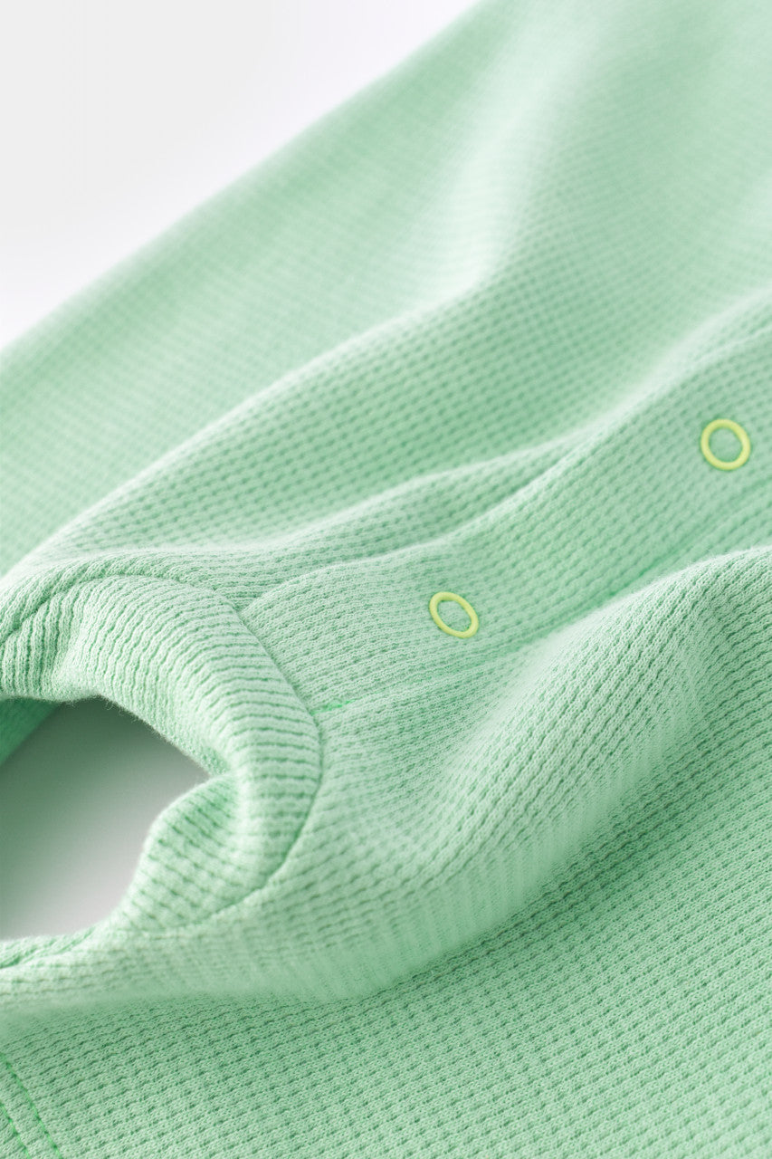 Salopeta fara maneci si panataloni scurti - 100% bumbac organic - Mint, Baby Cosy