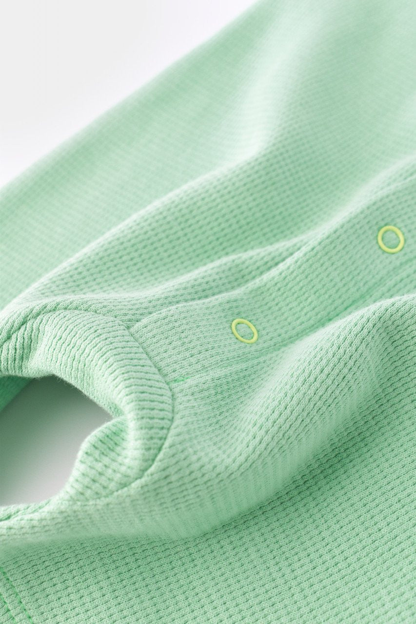 Salopeta fara maneci si panataloni scurti - 100% bumbac organic - Mint, Baby Cosy