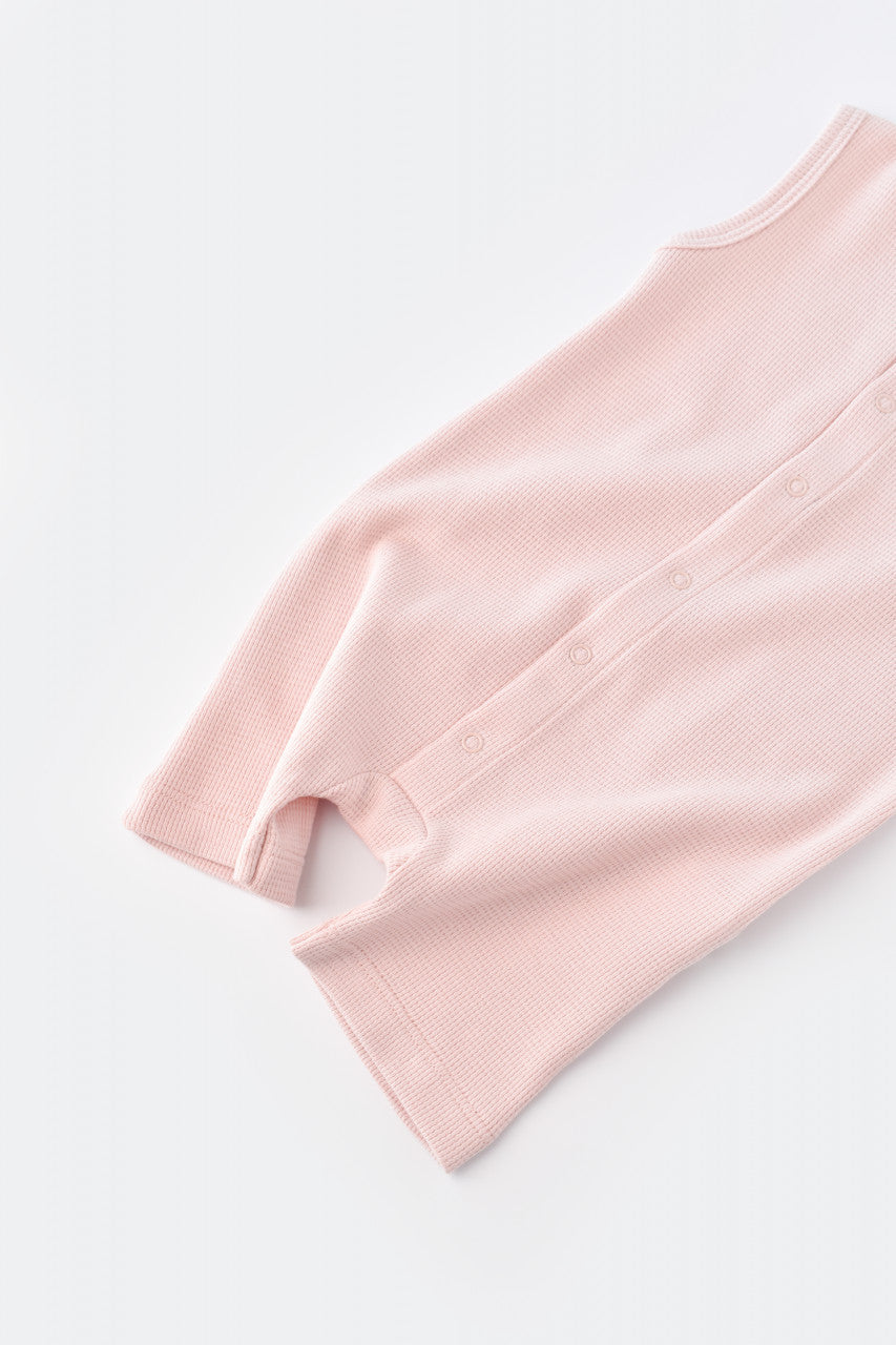 Salopeta fara maneci si panataloni scurti - 100% bumbac organic - Roz, Baby Cosy